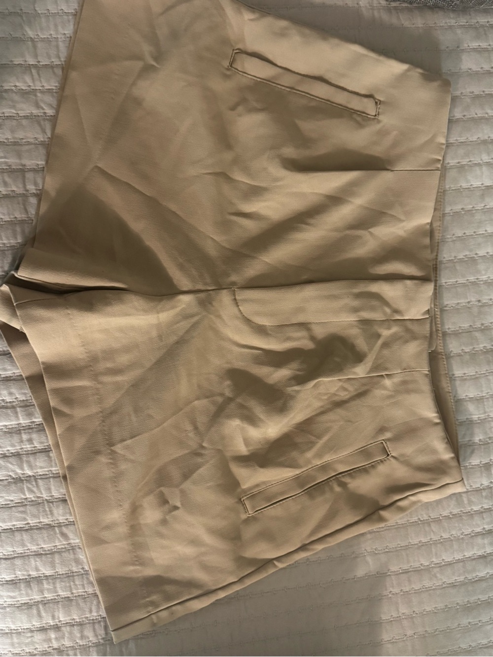 a new day High Waist Tan Women’s Dress Shorts